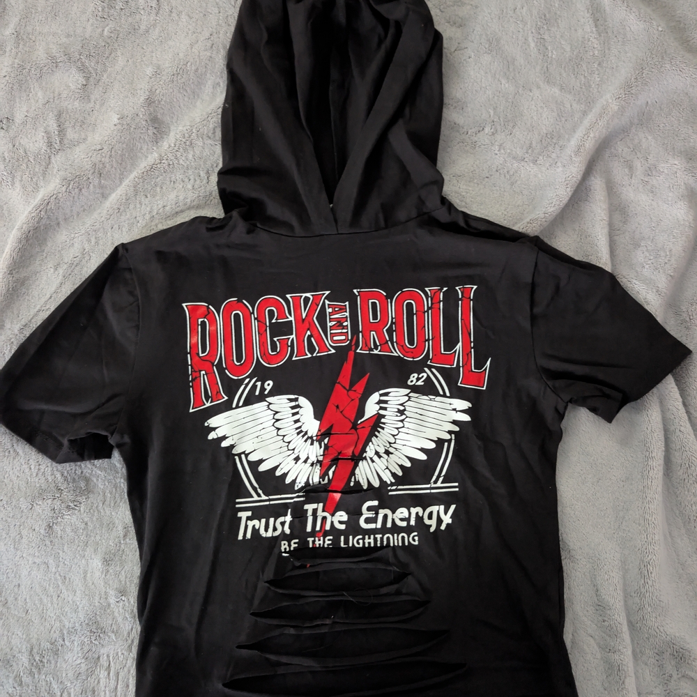 Jasmine Black Rock and Roll Kids Tee